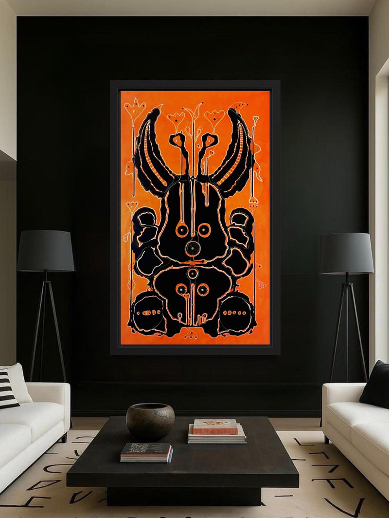 Bunny Bear painting