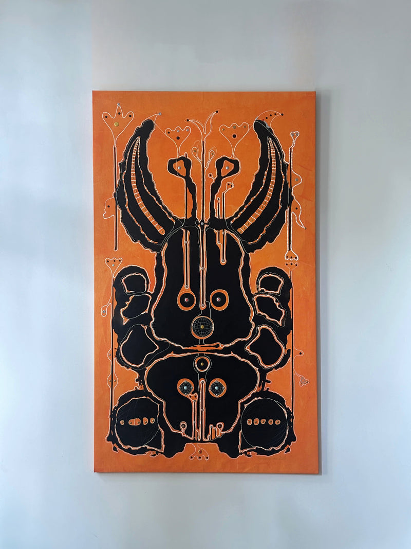 Bunny Bear painting